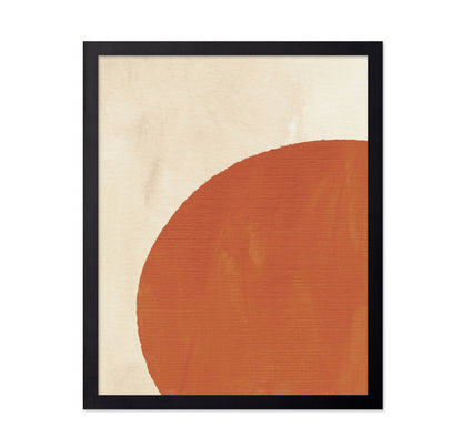Terracotta Circle Abstract