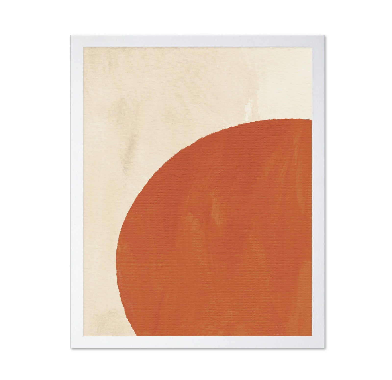 Terracotta Circle Abstract