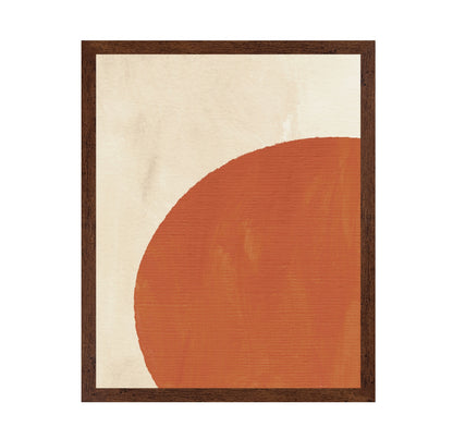 Terracotta Circle Abstract