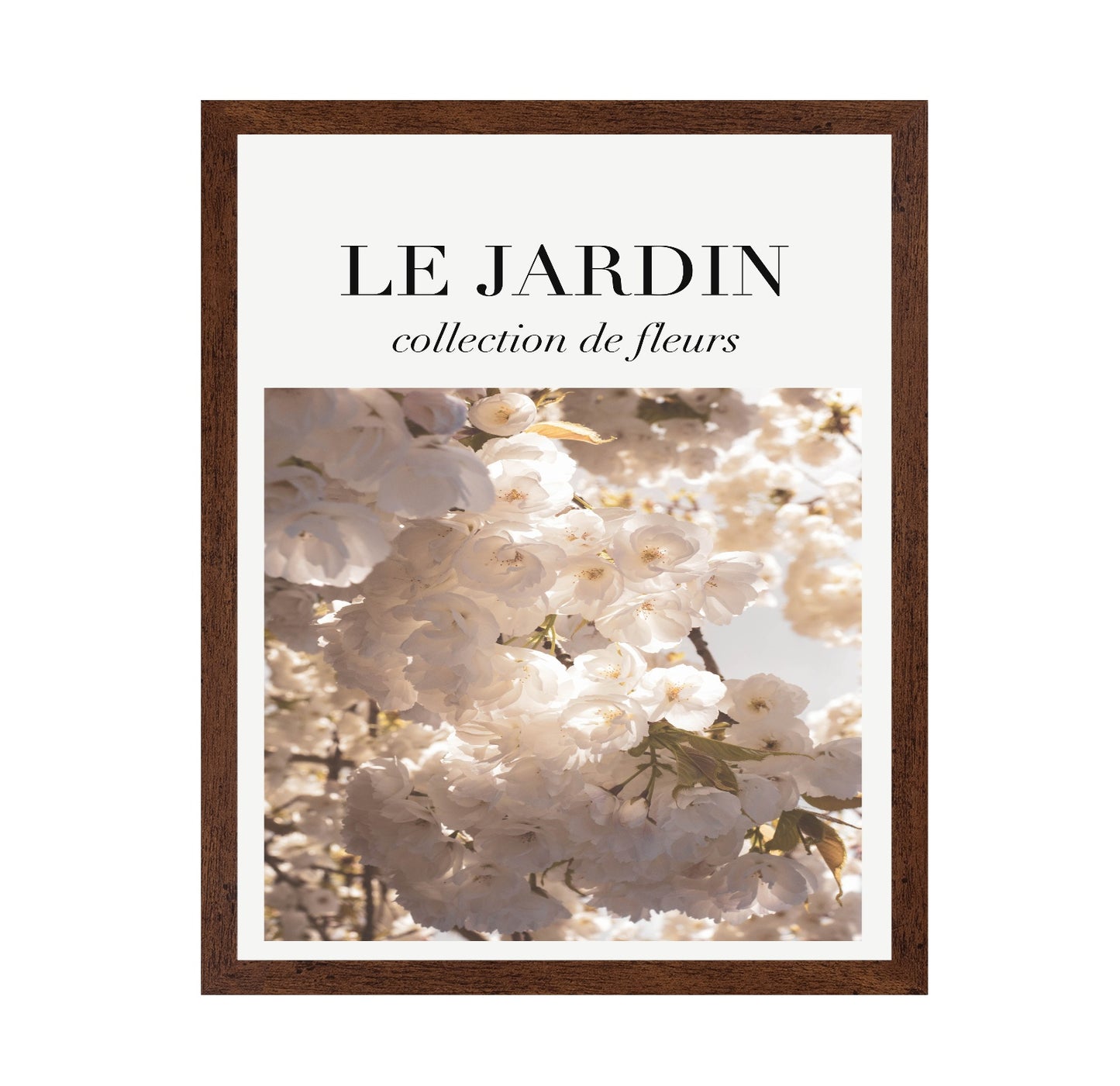 Jardin Flower Poster