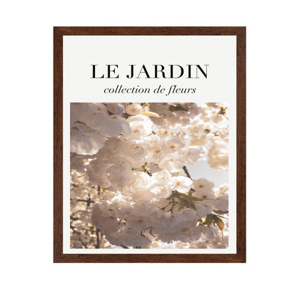 Jardin Flower Poster