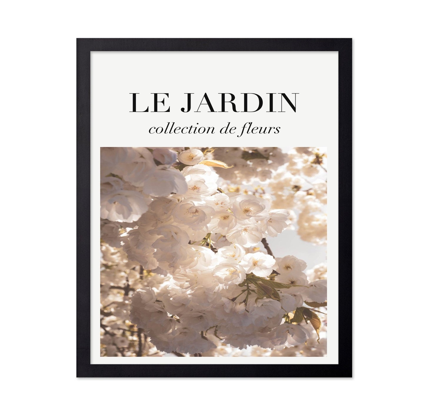 Jardin Flower Poster