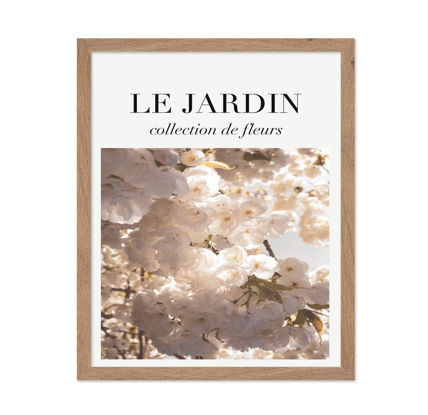 Jardin Flower Poster