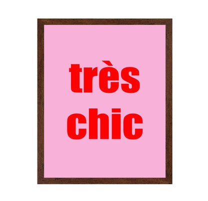 Tres Chic Typography