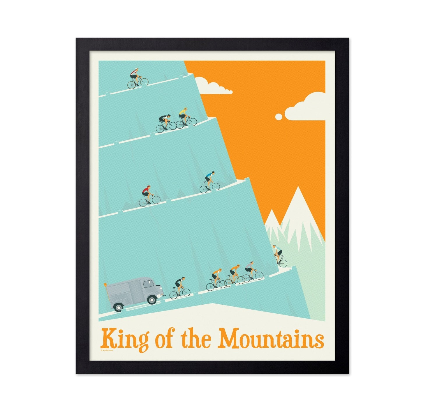 Mountain Cycling Climb