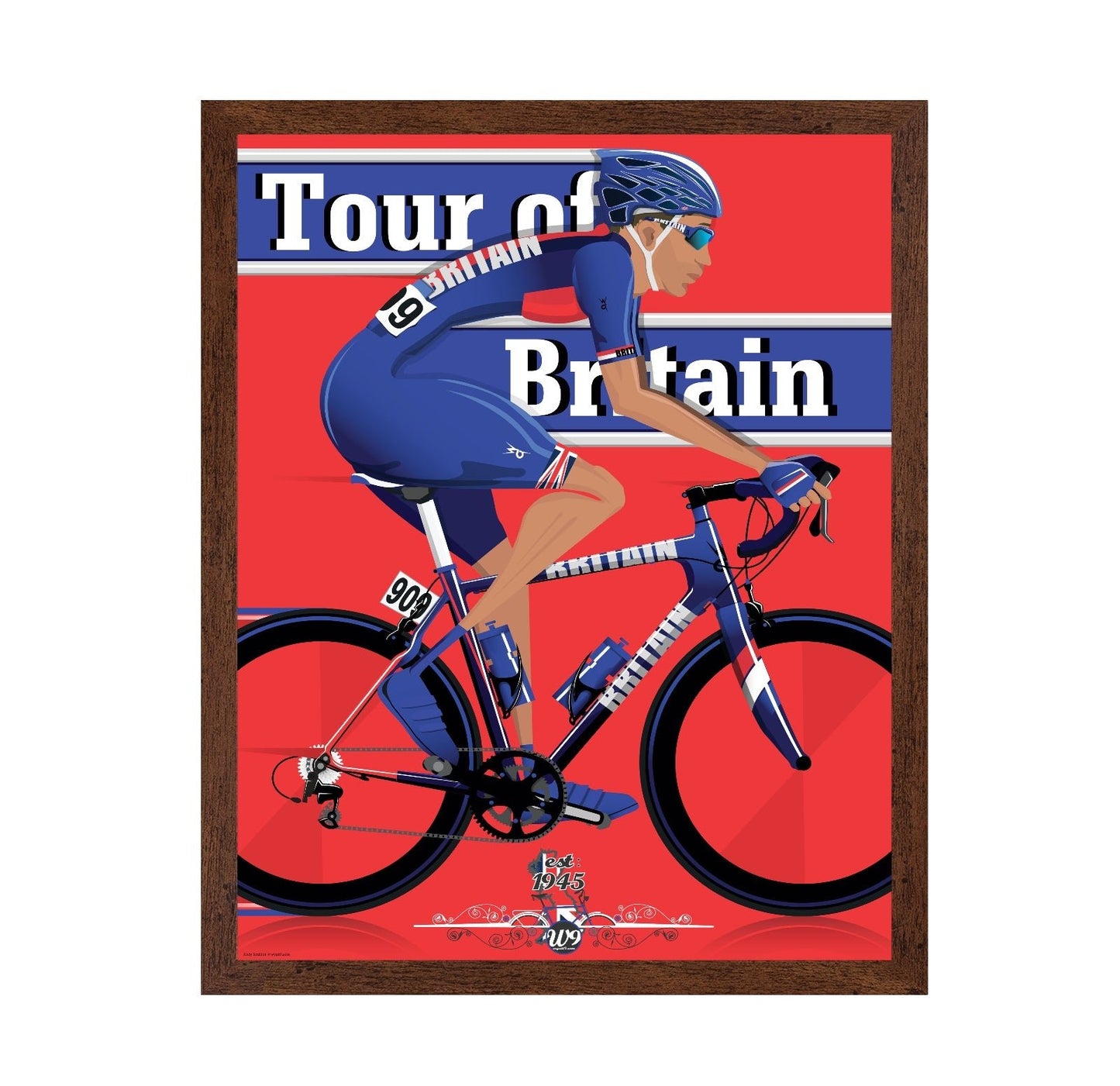 Tour Britain Cyclist