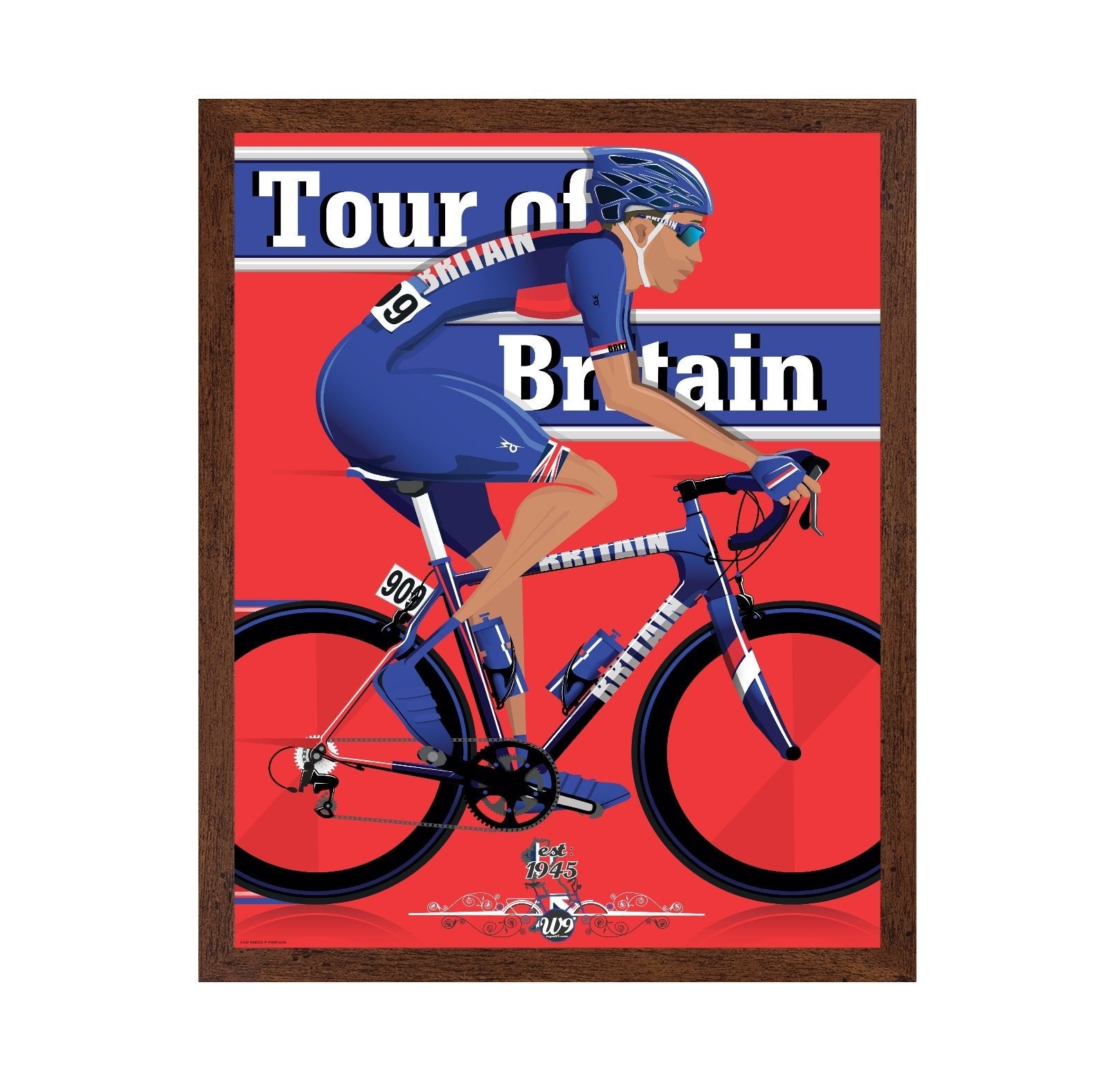 Tour Britain Cyclist