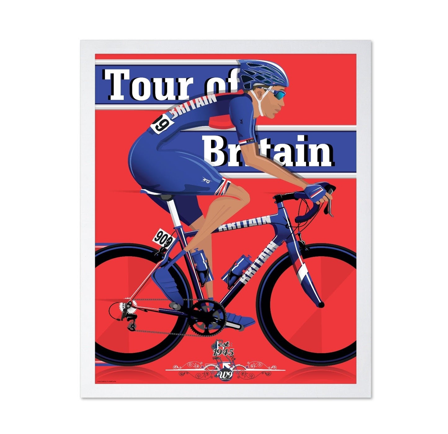Tour Britain Cyclist
