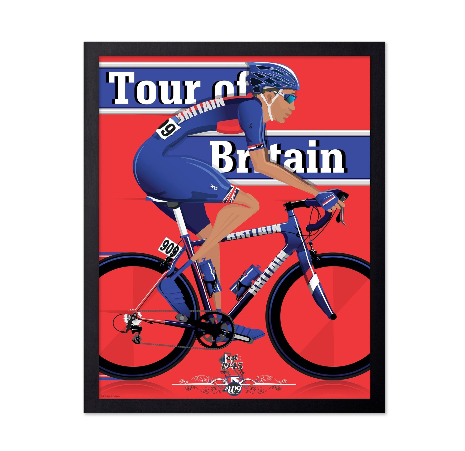Tour Britain Cyclist