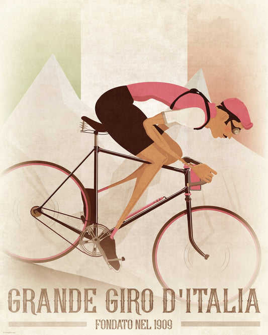 Vintage Giro Cyclist