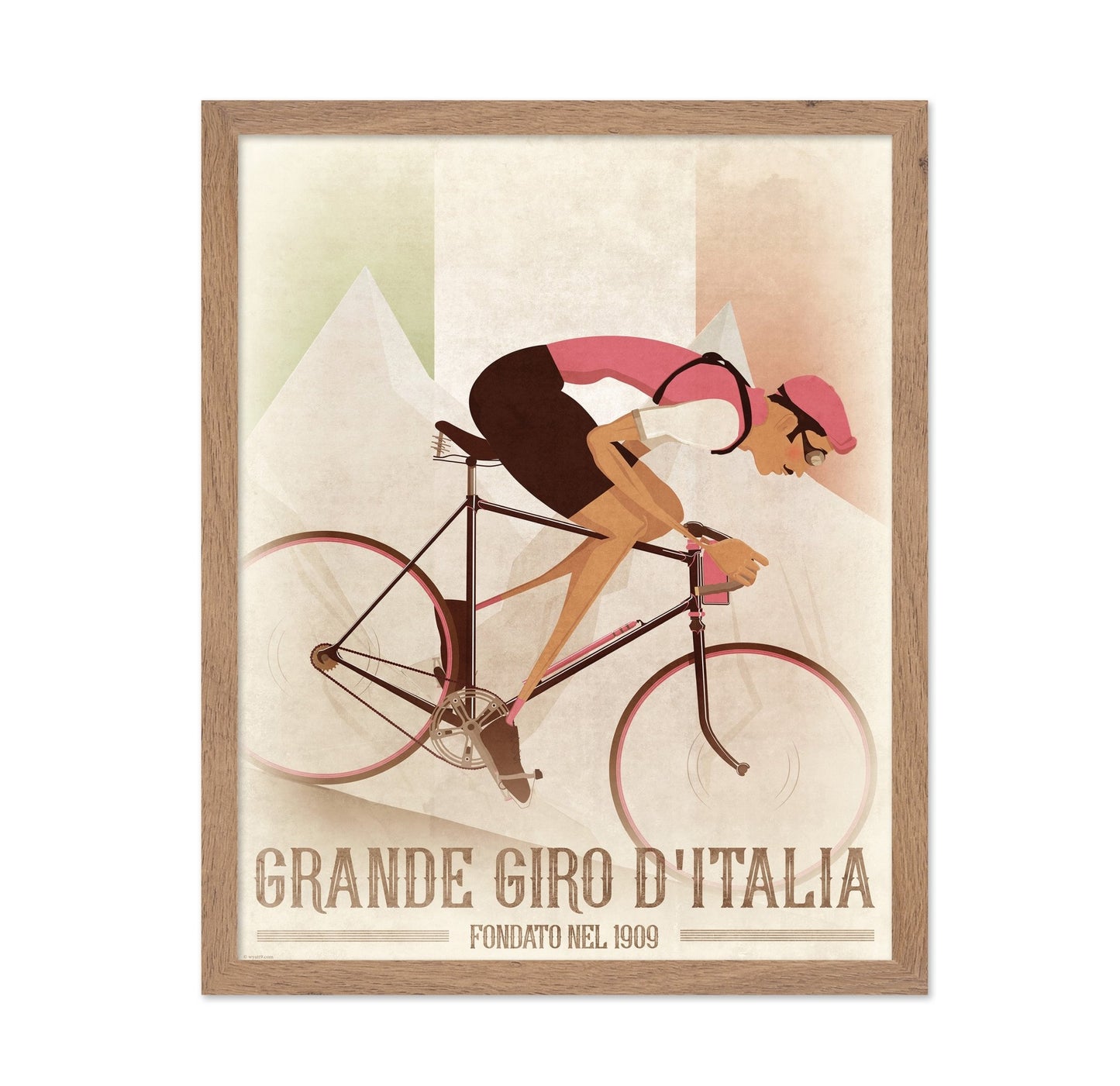 Vintage Giro Cyclist