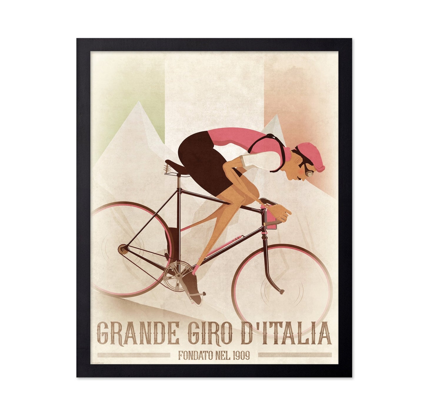 Vintage Giro Cyclist