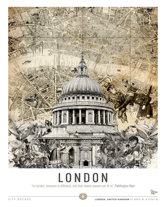 London St Paul Map