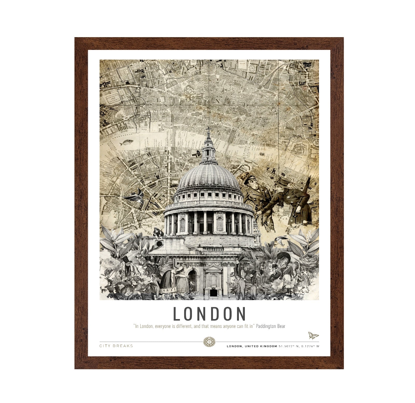 London St Paul Map