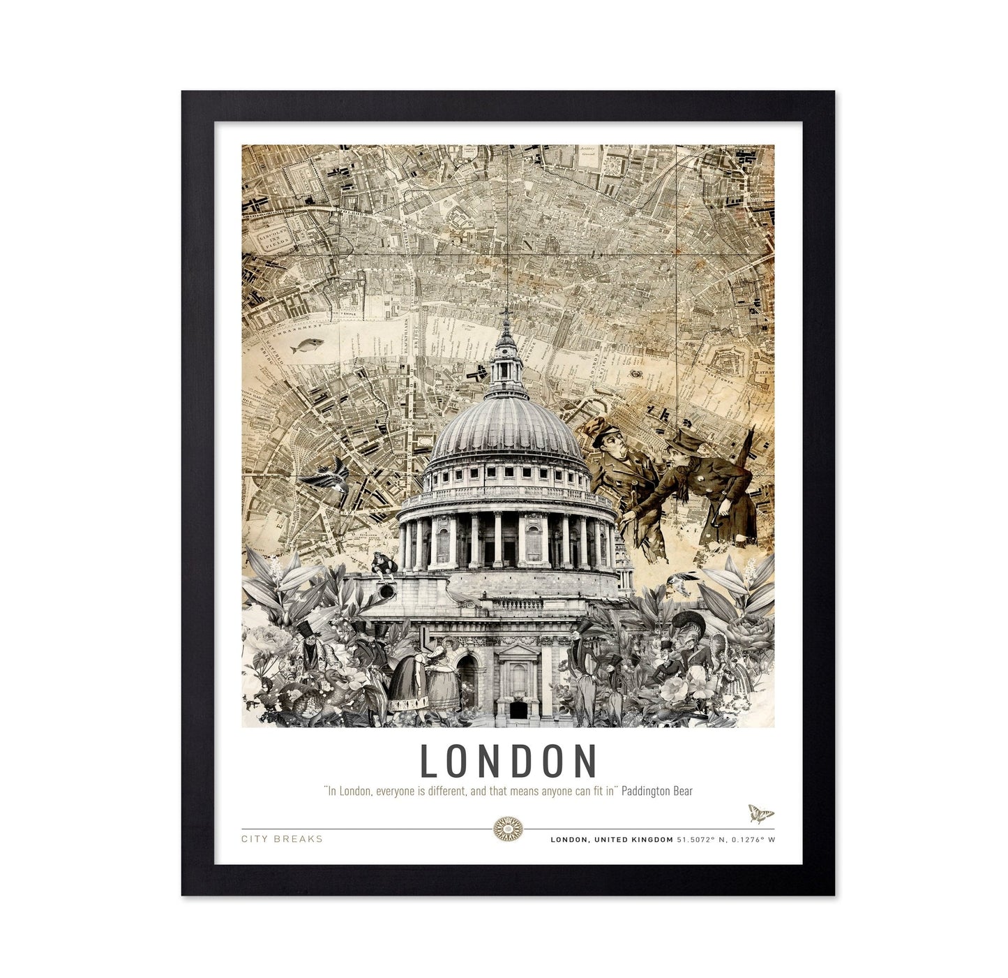 London St Paul Map