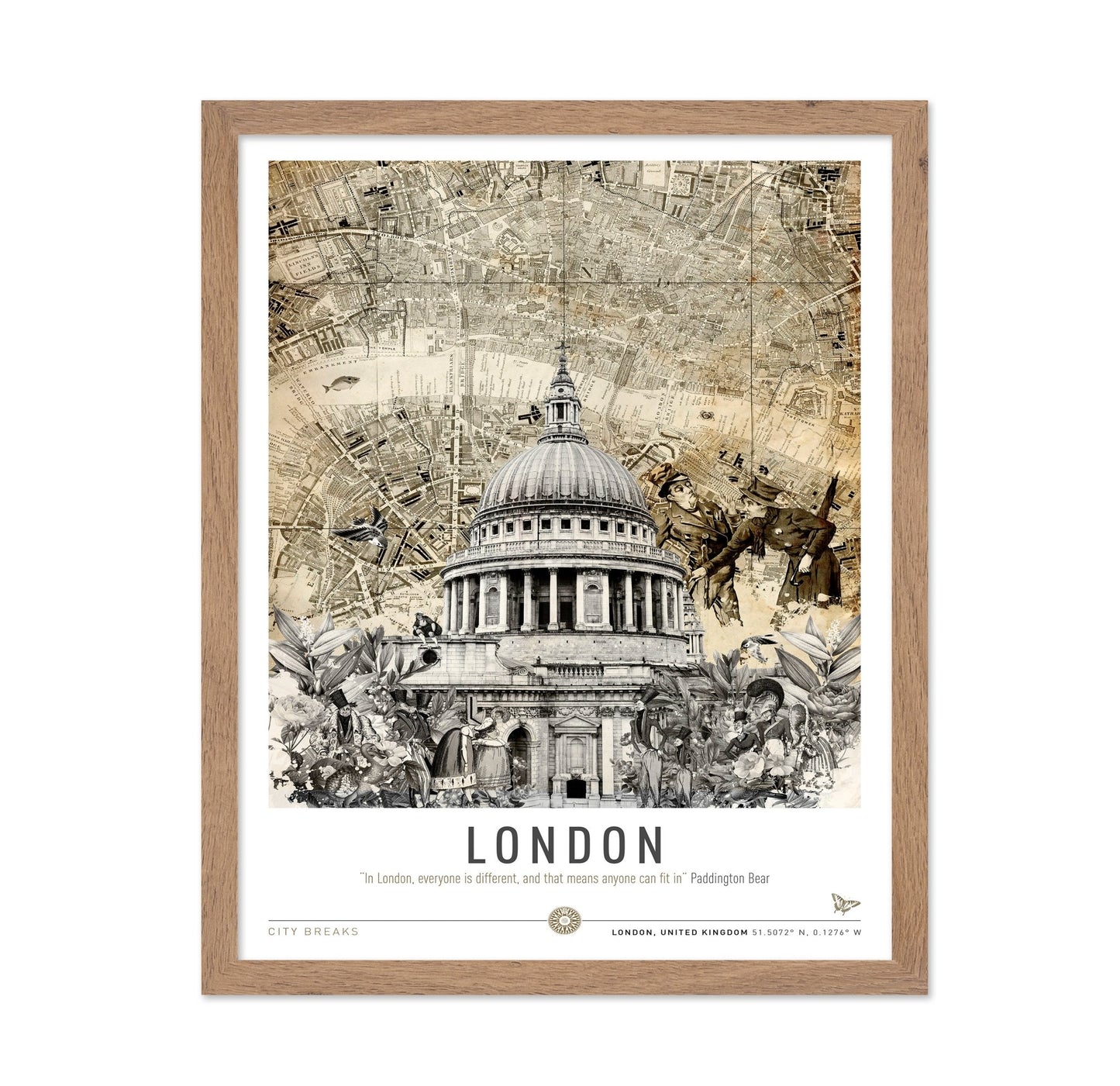 London St Paul Map