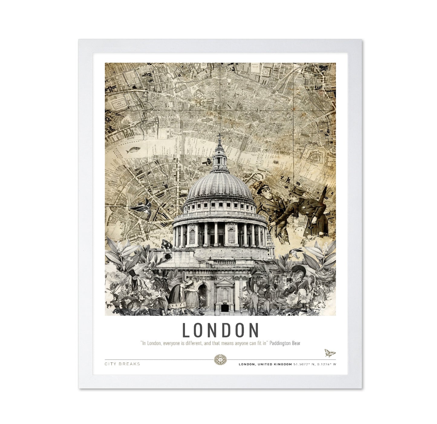 London St Paul Map