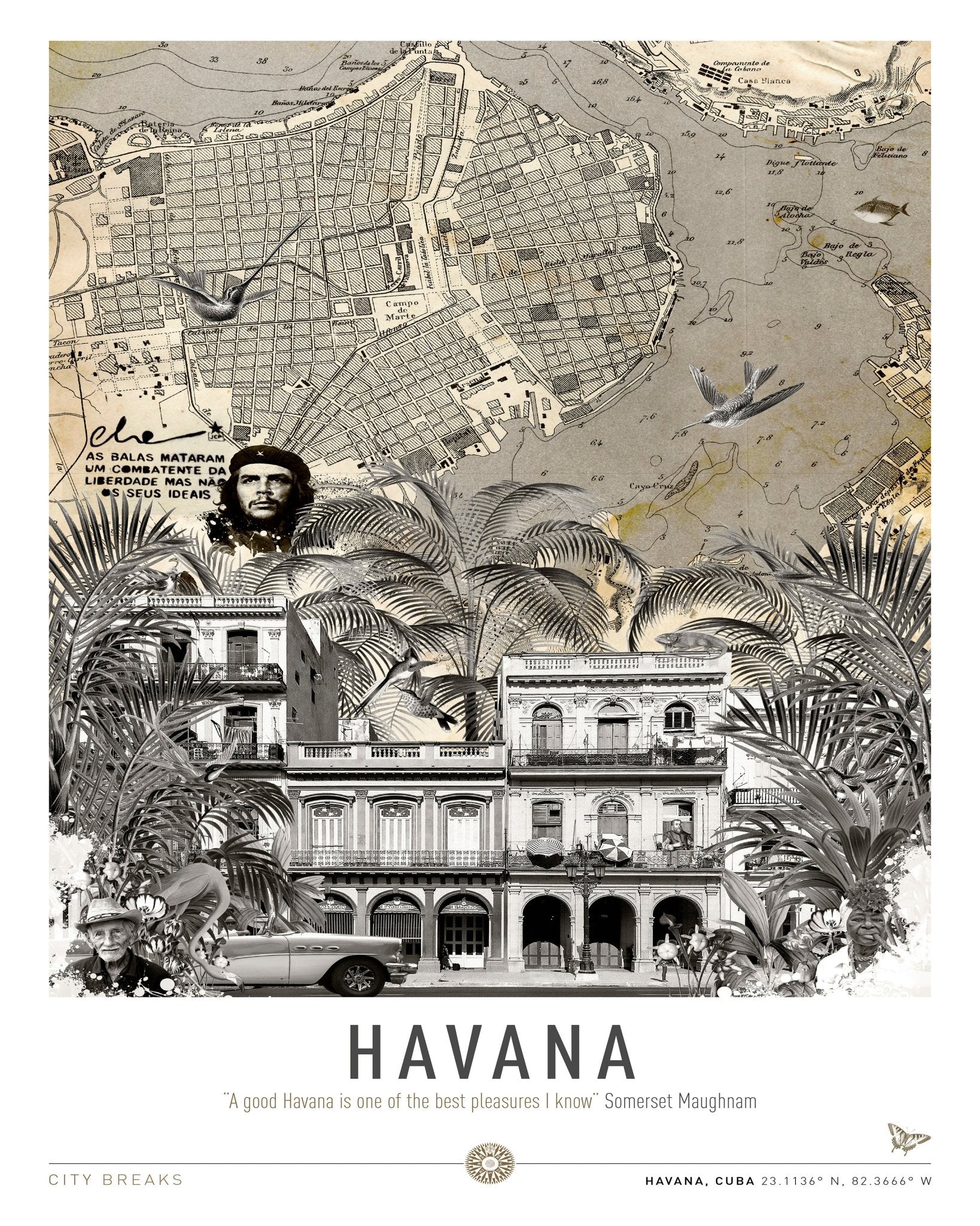 Havana Vintage Map No1