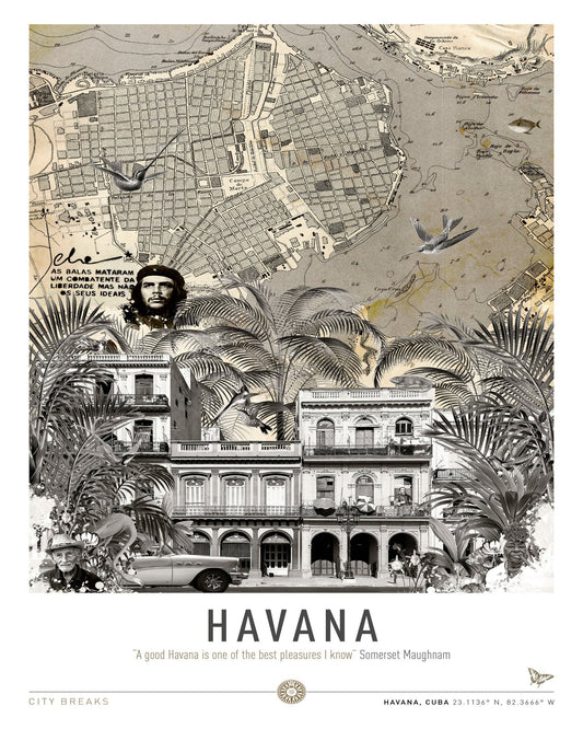 Havana Vintage Map No1