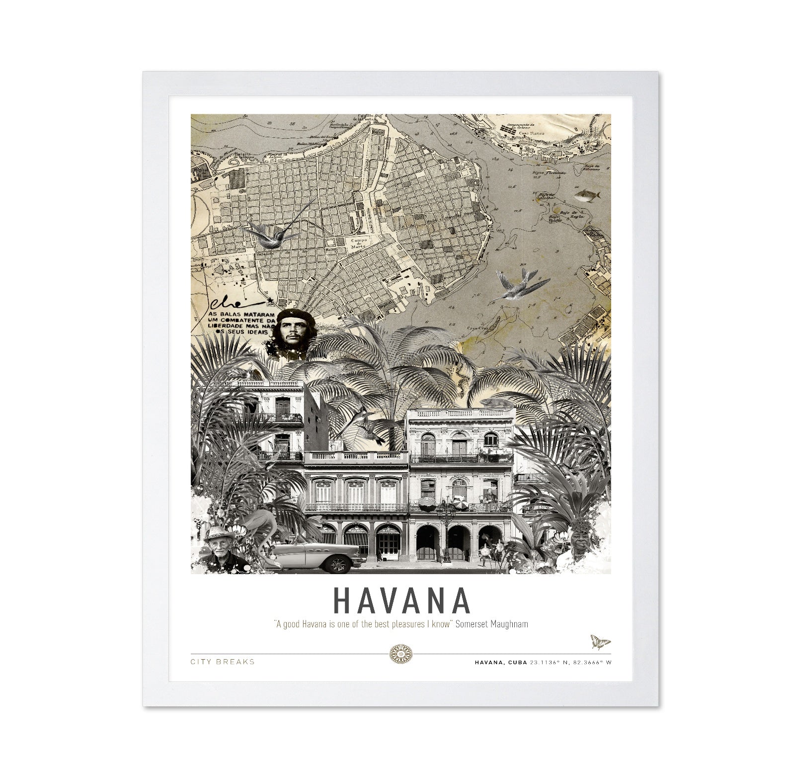 Havana Vintage Map No1