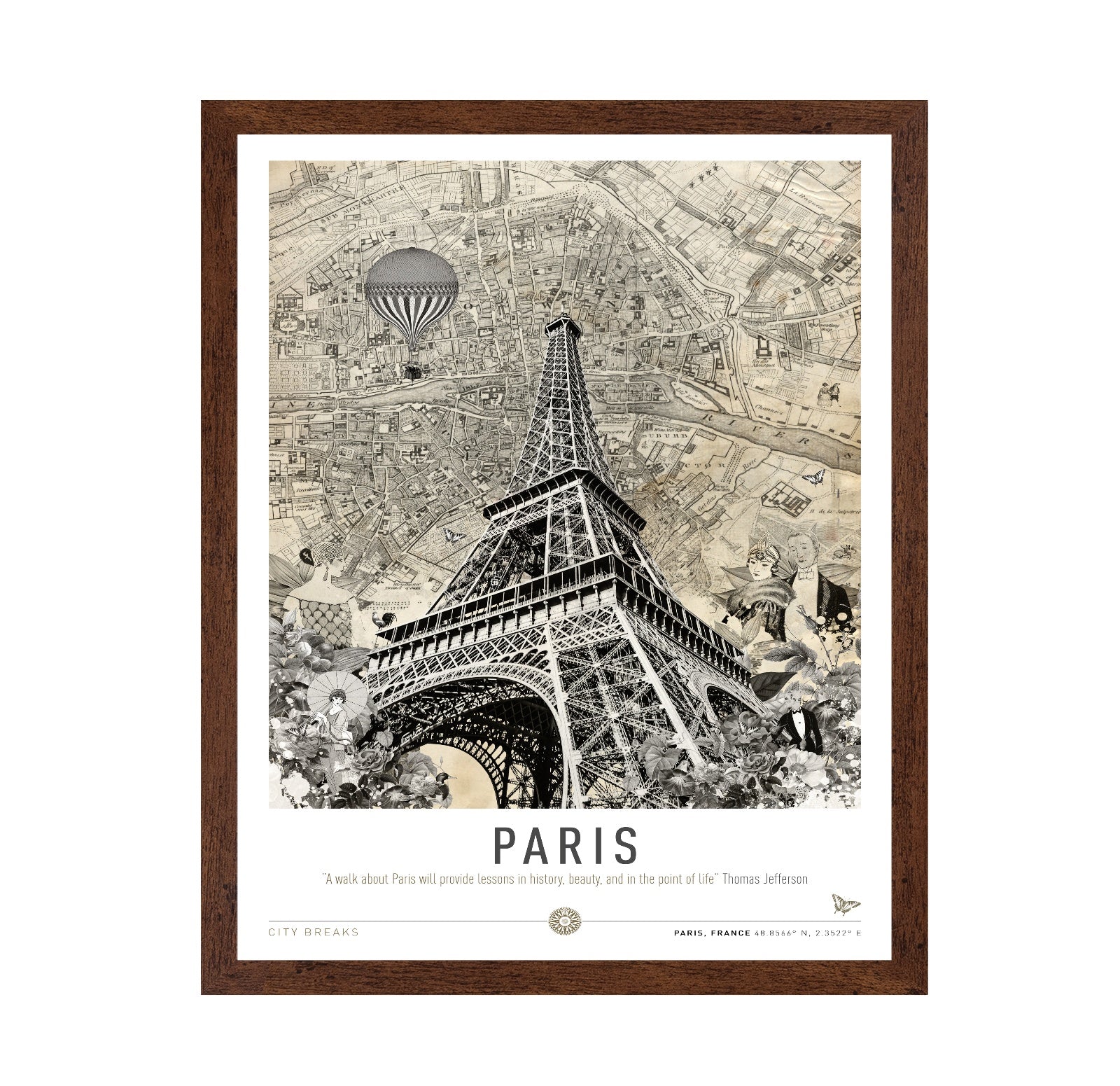 Paris Eiffel Map