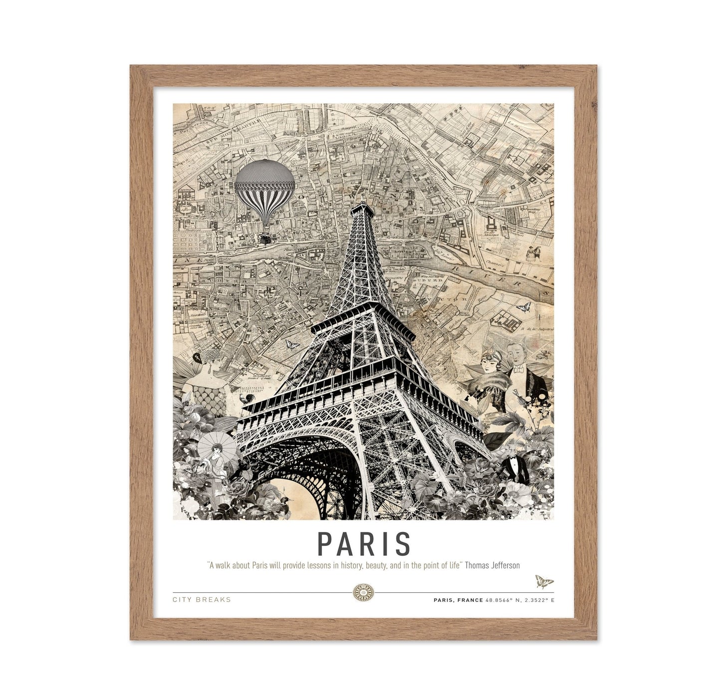 Paris Eiffel Map