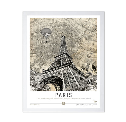 Paris Eiffel Map
