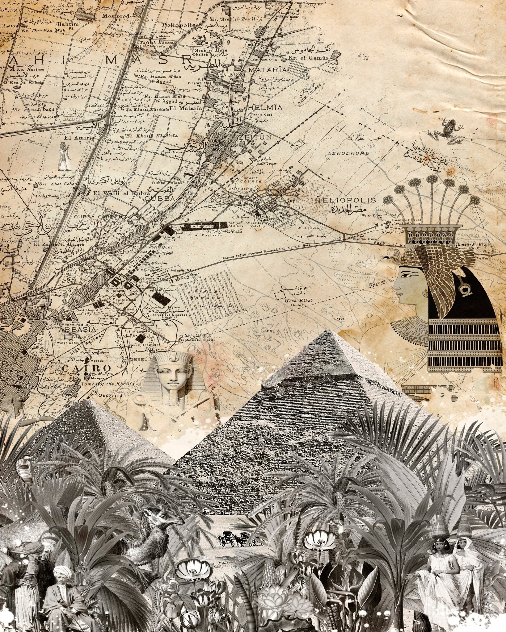 Cairo Pyramid Map
