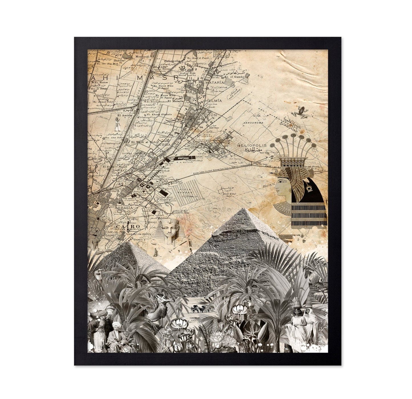 Cairo Pyramid Map