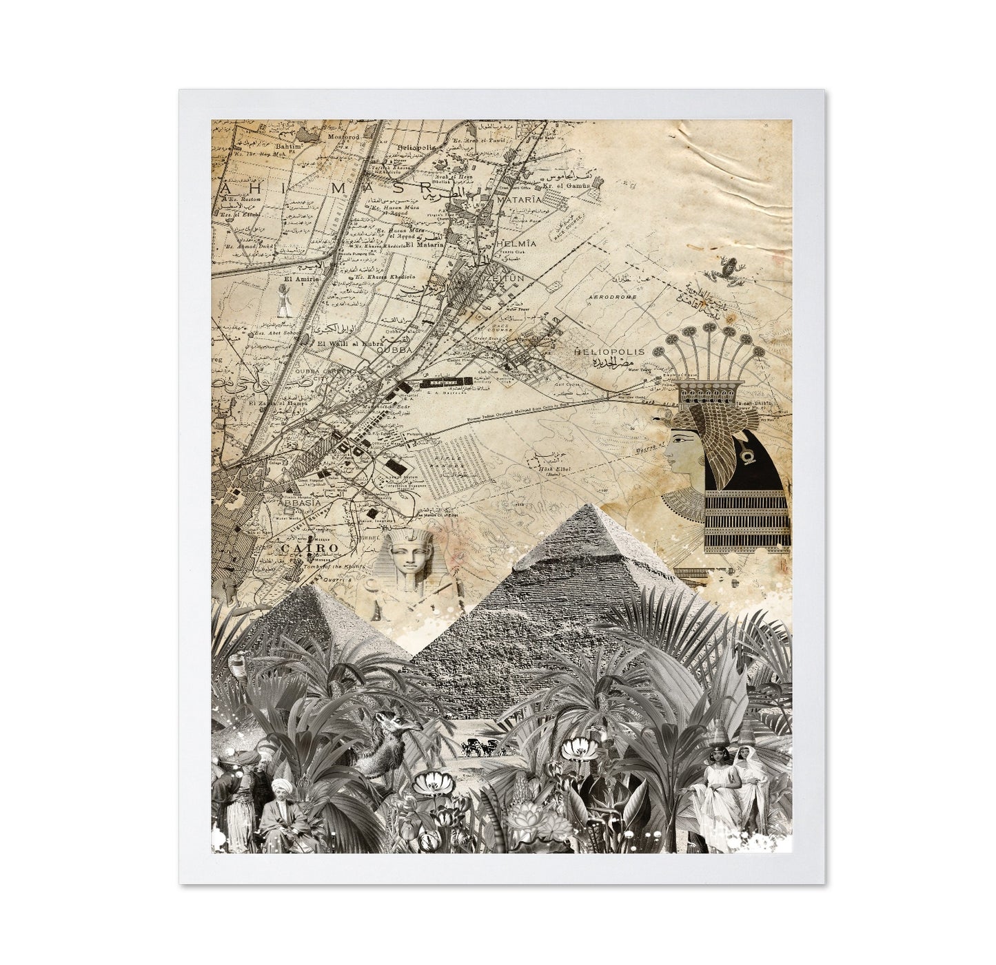 Cairo Pyramid Map