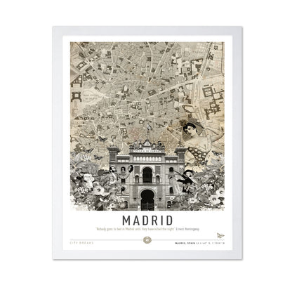Madrid Vintage Collage No1