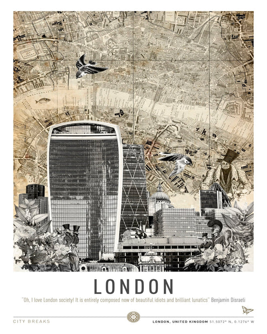 London Skyline Collage