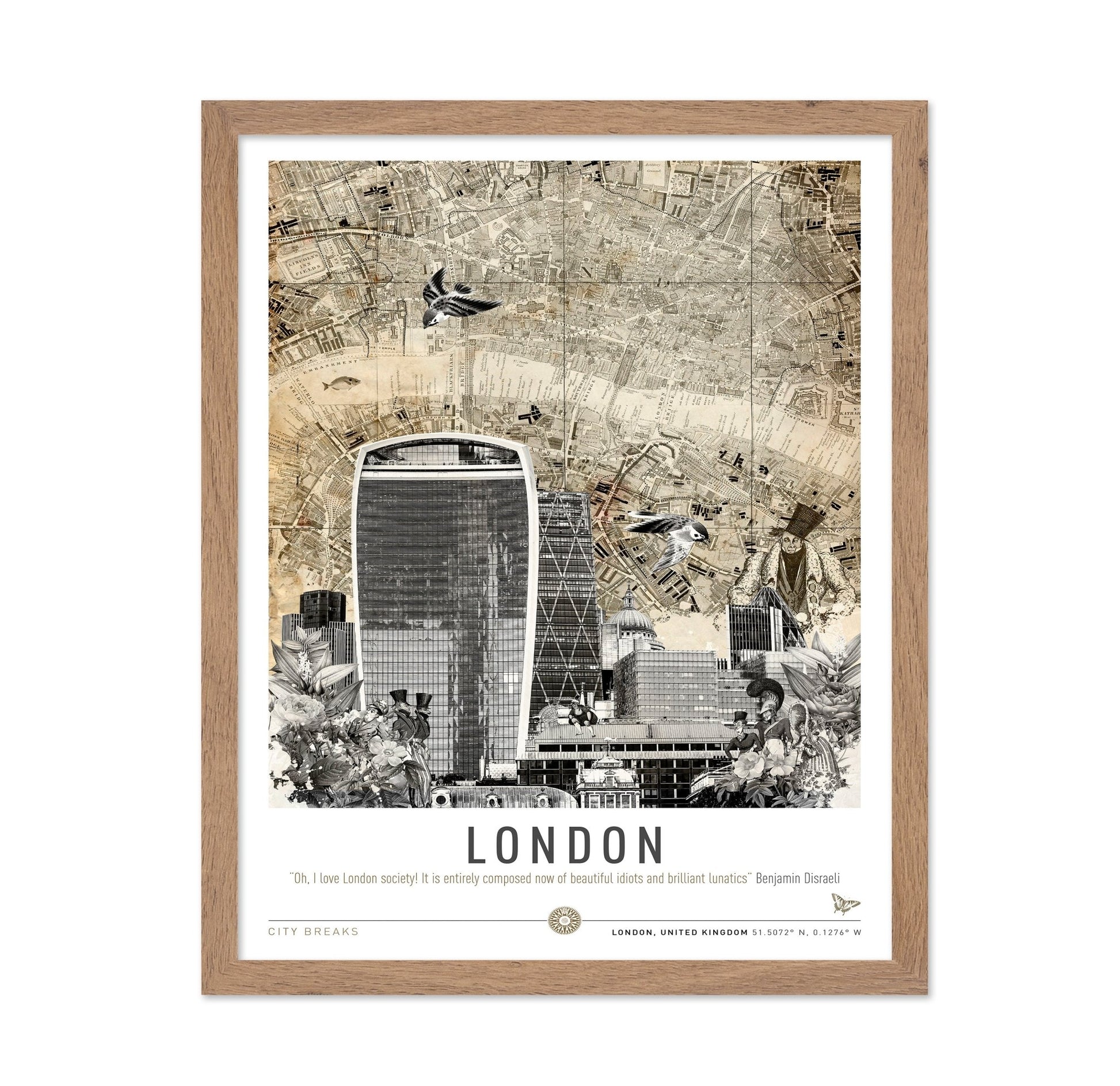 London Skyline Collage