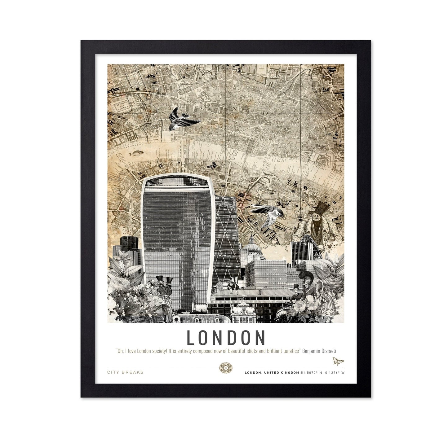 London Skyline Collage