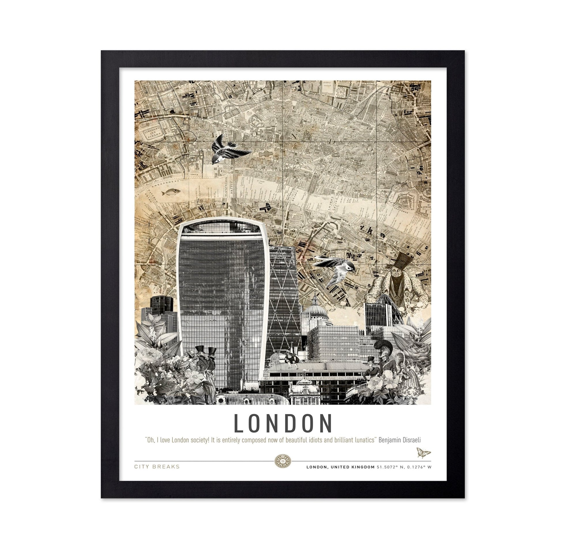 London Skyline Collage