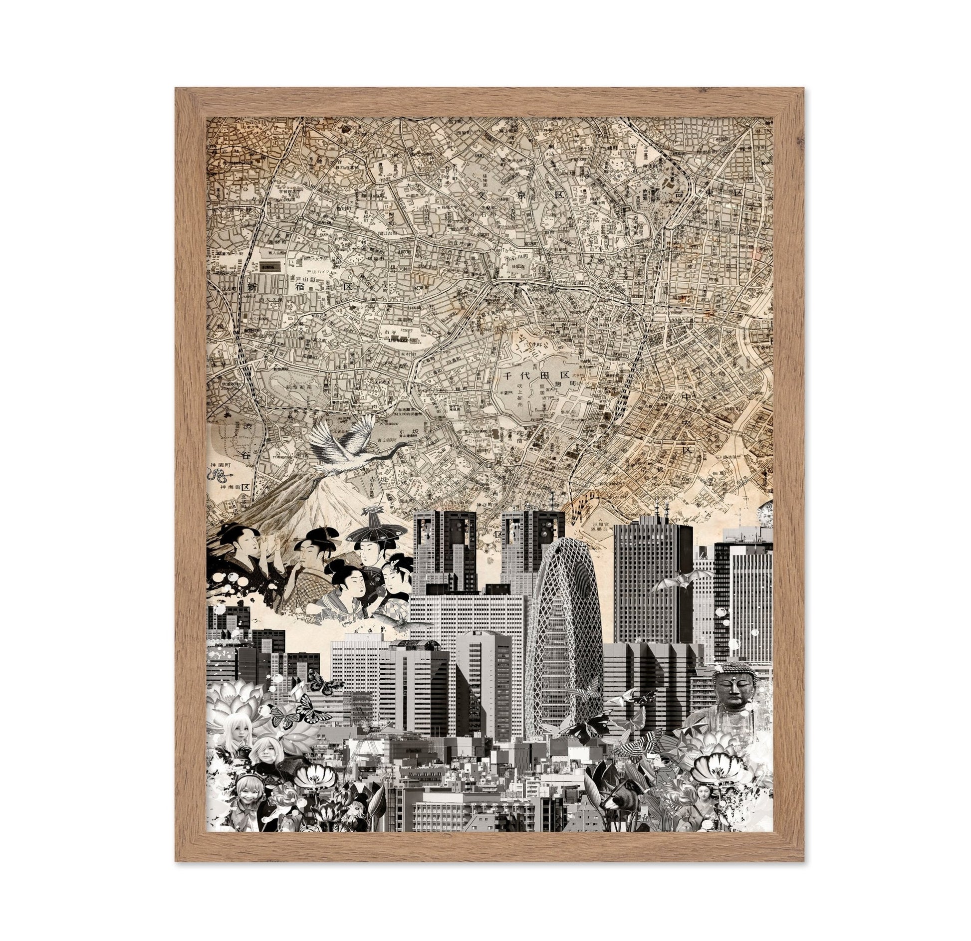 Tokyo Vintage Collage