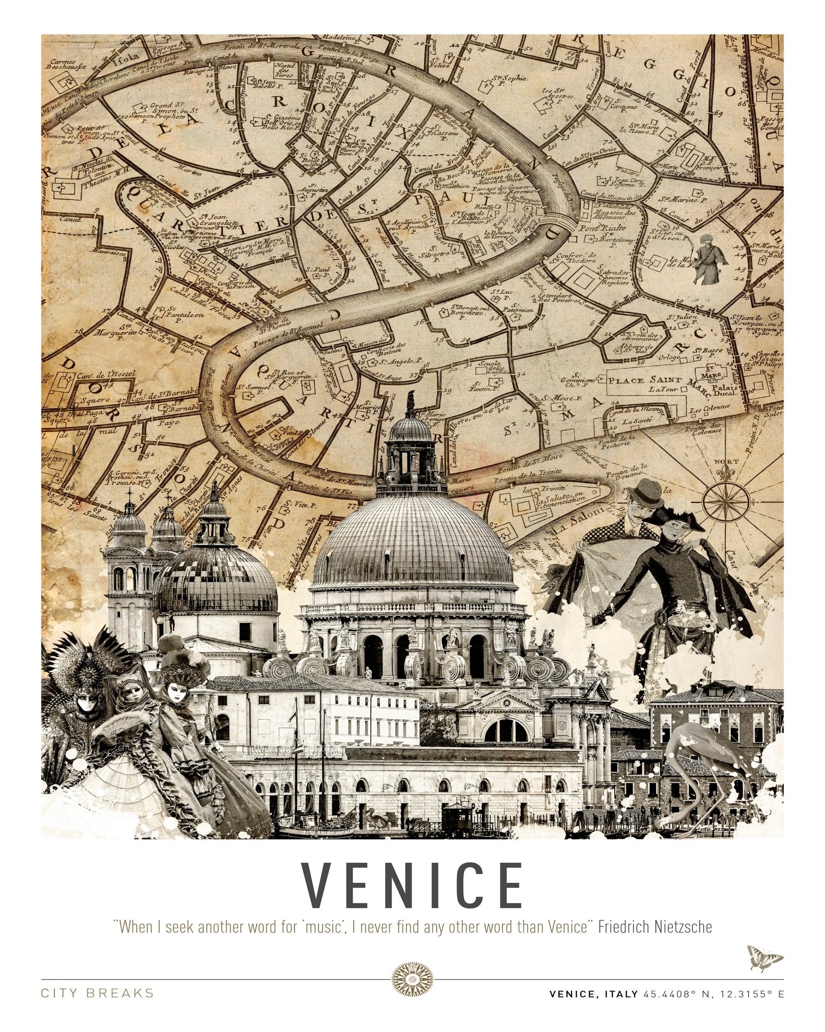 Venice Vintage Collage