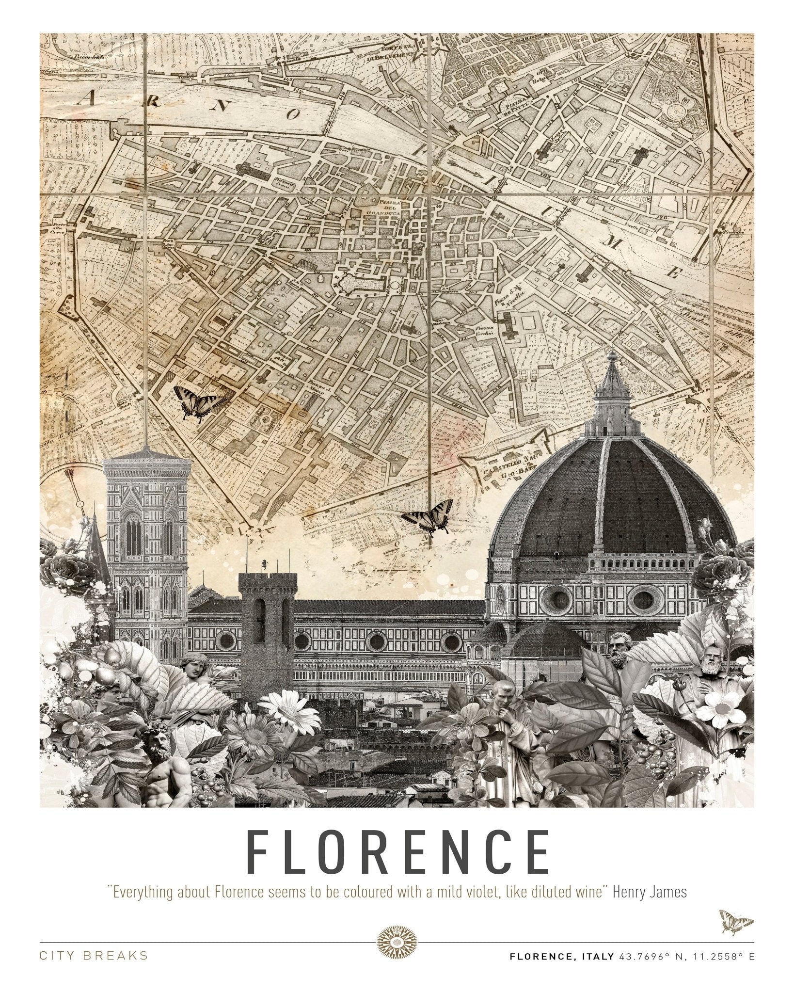 Florence Vintage Collage
