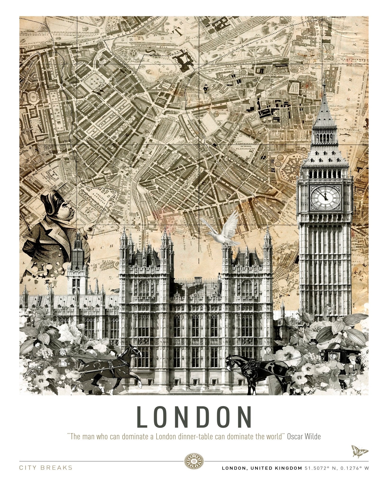 London Vintage Collage No1