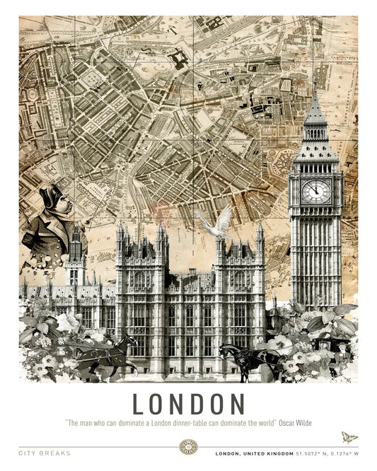 London Vintage Collage No1