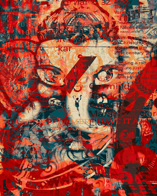 Abstract Face Collage No2