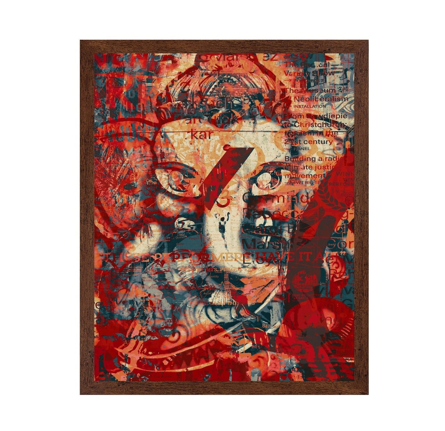Abstract Face Collage No2