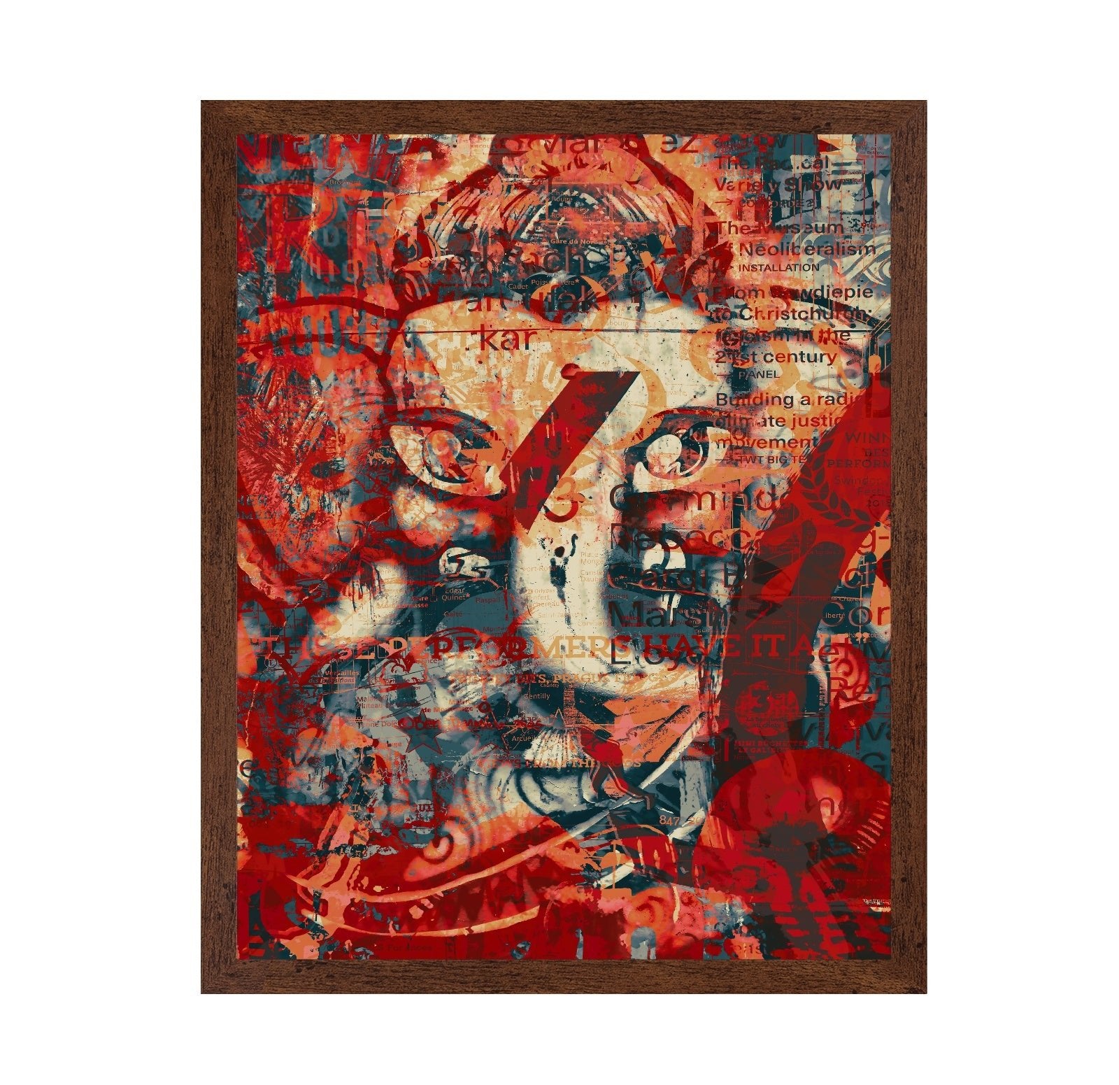 Abstract Face Collage No2