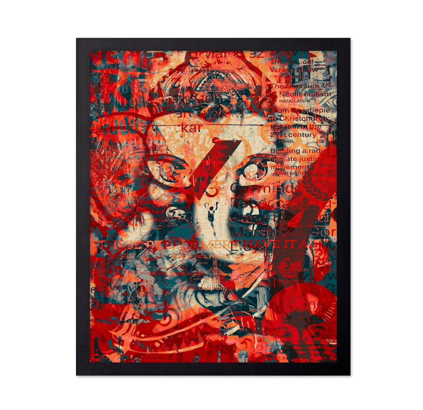 Abstract Face Collage No2
