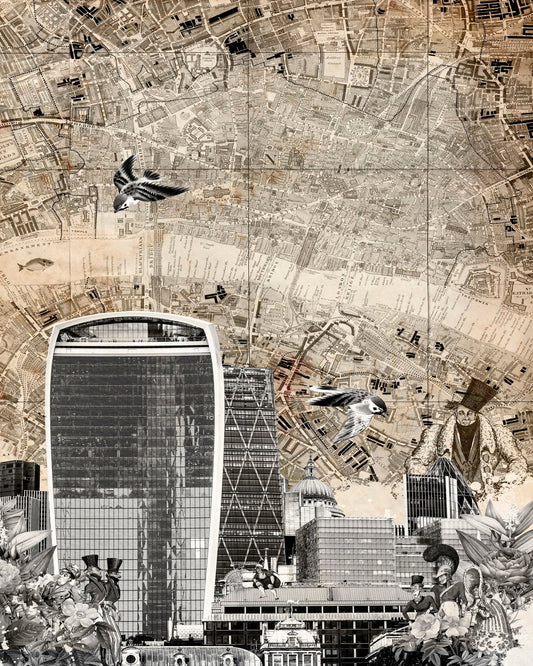 London Map Skyline