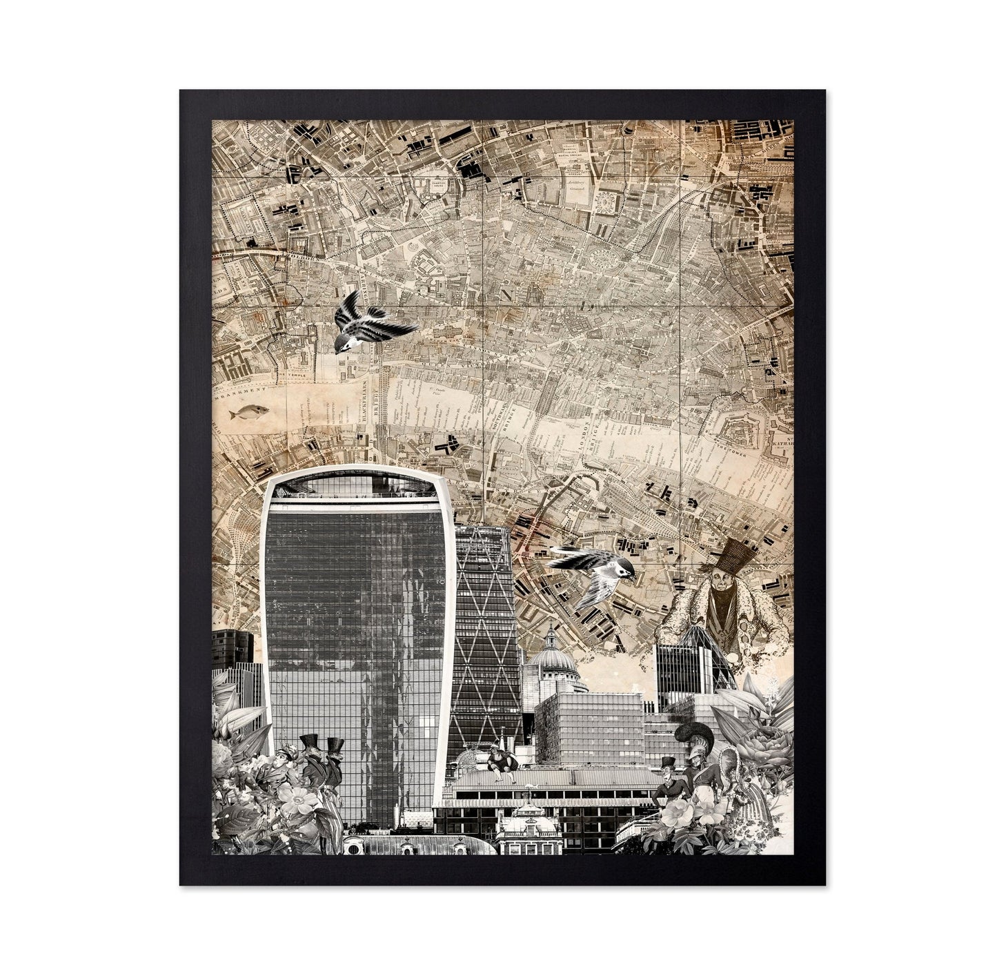 London Map Skyline