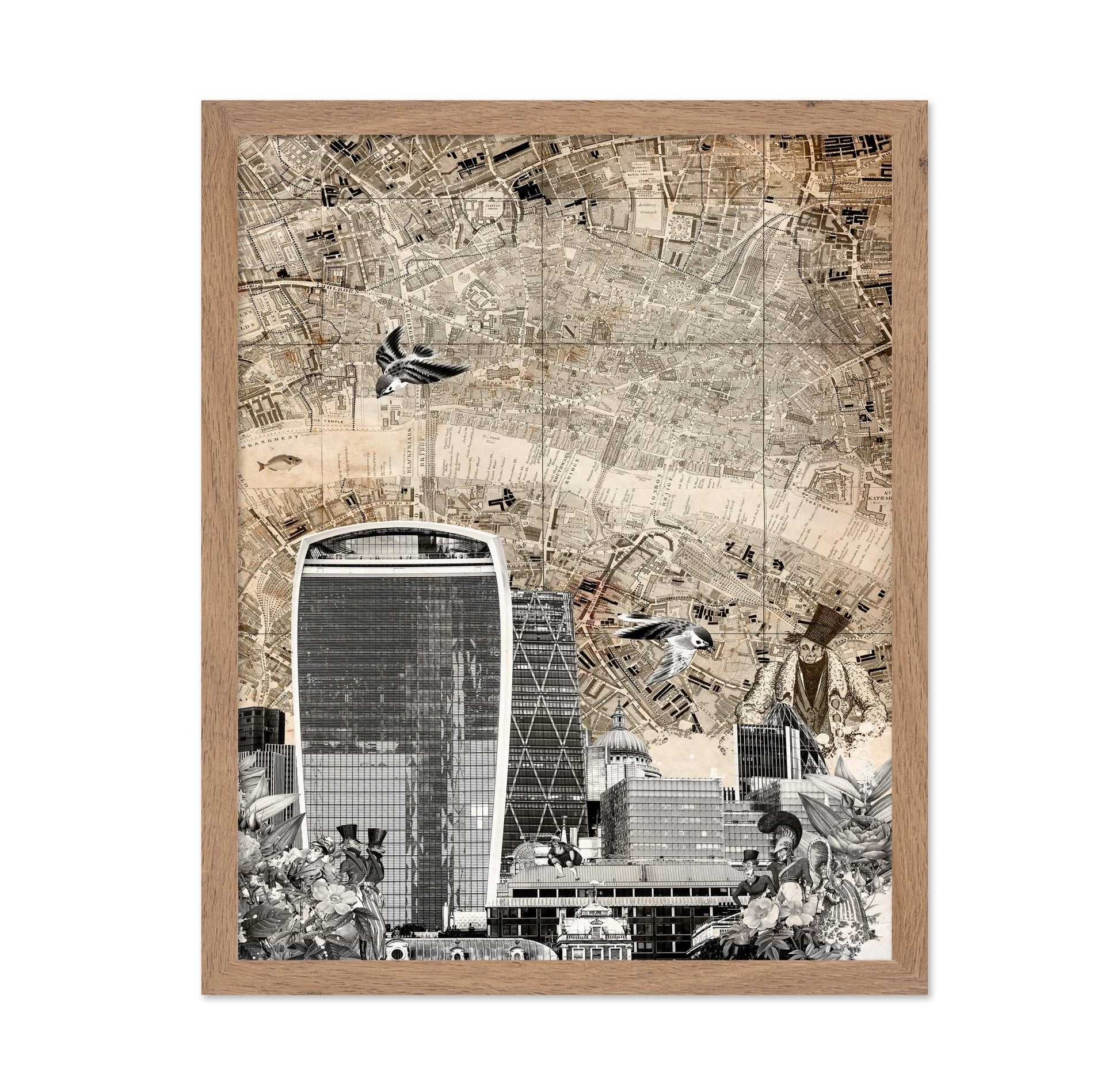 London Map Skyline