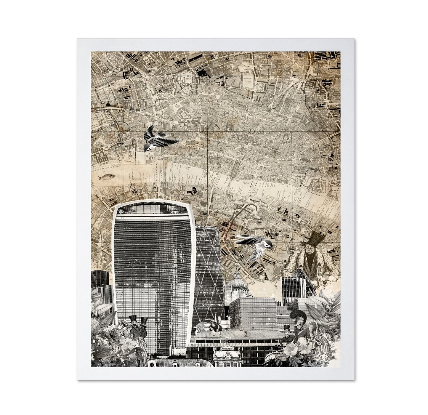 London Map Skyline