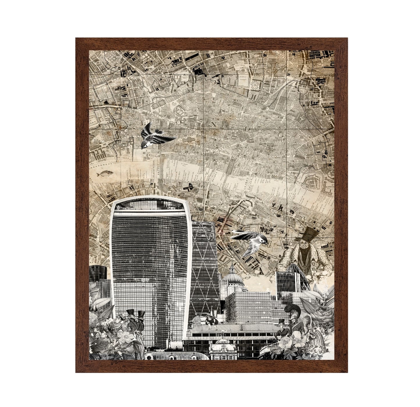 London Map Skyline