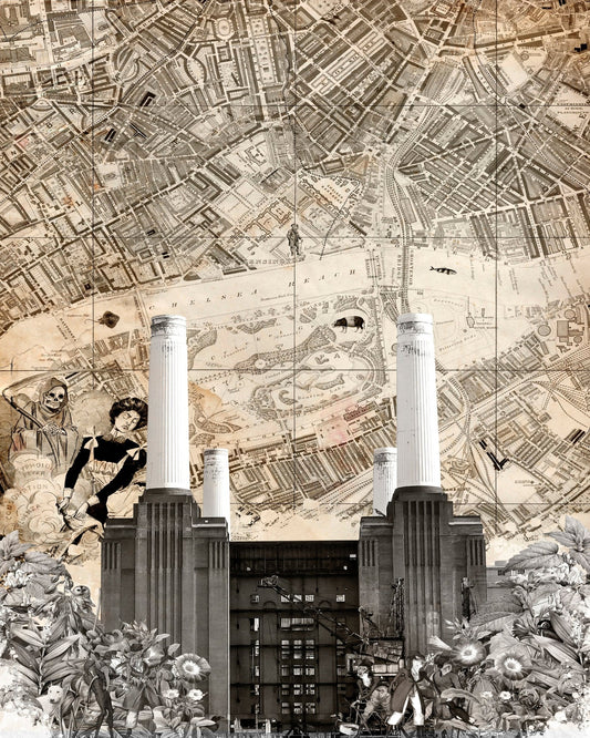 London Vintage Collage No2
